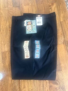 Dickies Black Women's Straight Leg Work Pants